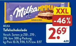 Aldi Süd Milka Tafelschokolade Angebot