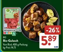 Aldi Süd Bio-Gulasch Angebot