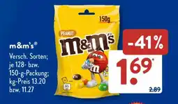 Aldi Süd m&m's Peanut 150g Angebot