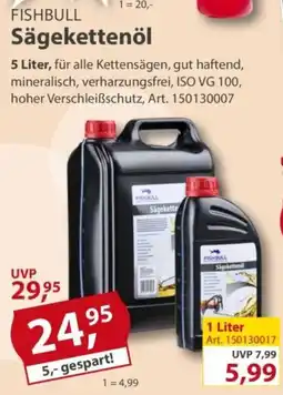 Sonderpreis Baumarkt FISHBULL Sägekettenöl Angebot