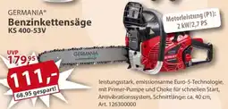 Sonderpreis Baumarkt GERMANIA Benzinkettensäge KS 400-53V Angebot