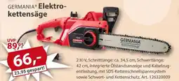 Sonderpreis Baumarkt GERMANIA Elektrokettensäge Angebot