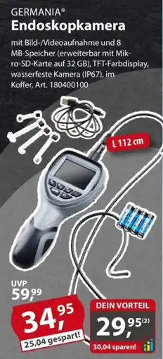 Sonderpreis Baumarkt GERMANIA Endoskopkamera Angebot