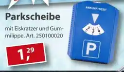 Sonderpreis Baumarkt Parkscheibe Angebot