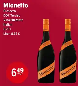 Getränke Hoffmann Mionetto Prosecco DOC Treviso Vino Frizzante Angebot