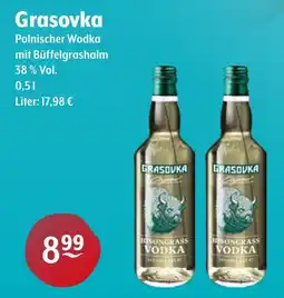 Getränke Hoffmann Grasovka Polnischer Wodka Angebot