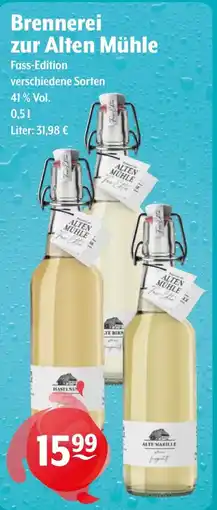 Getränke Hoffmann Brennerei zur Alten Mühle Fass-Edition Angebot