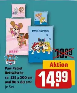REWE Paw Patrol Bettwäsche Angebot