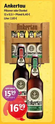 Getränke Hoffmann Ankertau Pilsener oder Dunkel Angebot