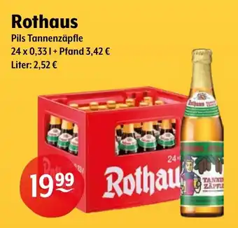 Getränke Hoffmann Rothaus Pils Tannenzäpfle Angebot