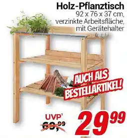 CENTERSHOP Holz-Pflanztisch Angebot