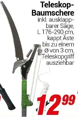 CENTERSHOP Teleskop Baumschere Angebot