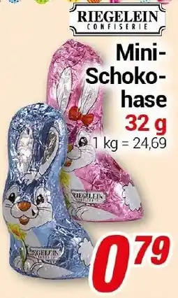CENTERSHOP Mini Schokohase Angebot