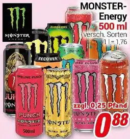 CENTERSHOP MONSTER Energy Angebot