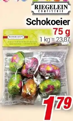 CENTERSHOP Schokoeier Angebot