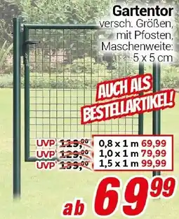 CENTERSHOP Gartentor Angebot