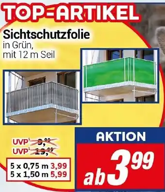 CENTERSHOP Sichtschutzfolie Angebot