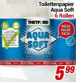CENTERSHOP Toilettenpapier Aqua Soft Angebot