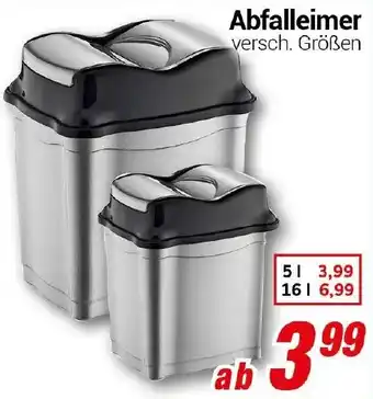 CENTERSHOP Abfalleimer Angebot