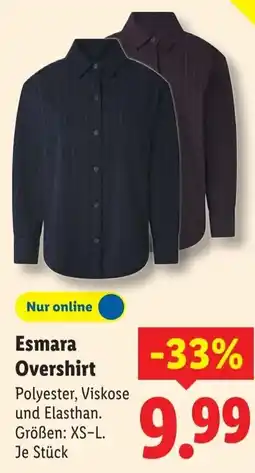 Lidl Esmara Overshirt Angebot