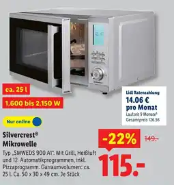 Lidl Silvercrest Mikrowelle Angebot