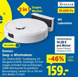 Lidl Ecovacs Saug-u. Wischroboter Angebot