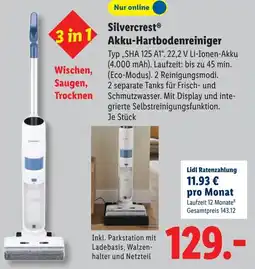 Lidl Silvercrest Akku-Hartbodenreiniger Angebot