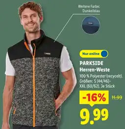 Lidl PARKSIDE Herren-Weste Angebot