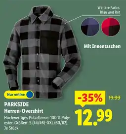 Lidl PARKSIDE Herren Overshirt Angebot