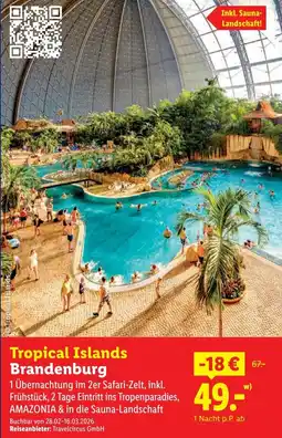 Lidl Tropical Islands Brandenburg Angebot