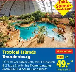 Lidl Tropical Islands Brandenburg Angebot