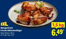 Lidl Metzgerfrisch Frische Hähnchenflügel Angebot