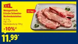 Lidl Metzgerfrisch Frische Schweine- Nackenkotelettes Angebot