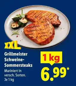 Lidl Grillmeister Schweine Sommersteaks Angebot
