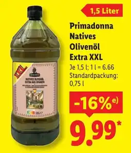 Lidl Primadonna Natives Olivenöl Extra XXL Angebot