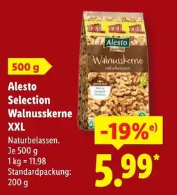Lidl Alesto Selection Walnusskerne XXL Angebot