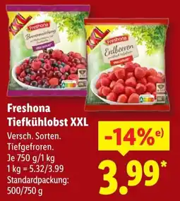 Lidl Freshona Tiefkühlobst XXL Angebot
