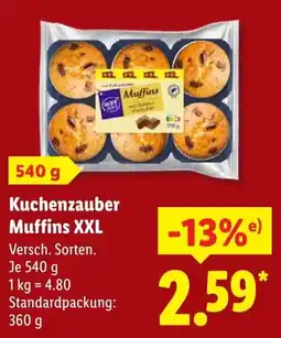 Lidl Kuchenzauber Muffins XXL Angebot