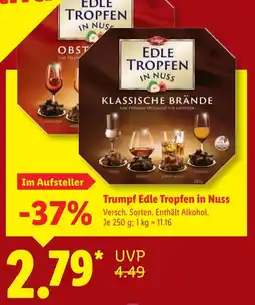 Lidl Trumpf Edle Tropfen in Nuss Angebot