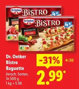 Lidl Dr. Oetker Bistro Baguette Angebot
