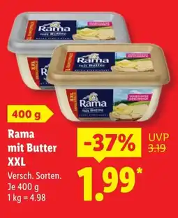 Lidl Rama mit Butter XXL Angebot