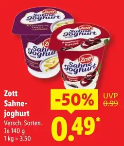Lidl Sahne Joghurt joghurt Angebot