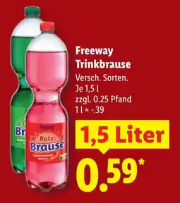 Lidl Freeway Trinkbrause Angebot