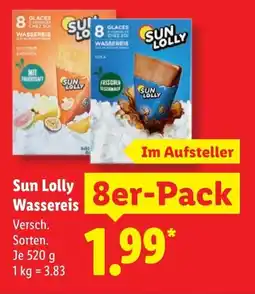 Lidl Sun Lolly 8er-Pack Angebot