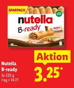 Lidl Nutella B-ready Angebot