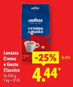 Lidl Lavazza Crema e Gusto Classico Angebot