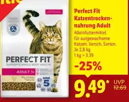 Lidl Perfect Fit Katzentrockennahrung Adult Angebot
