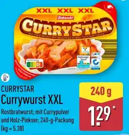 Aldi Nord CURRYSTAR Currywurst XXL Angebot