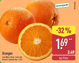 Aldi Nord Orangen Angebot