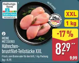 Aldi Nord MEINE METZGEREI Hähnchenbrustfilet Teilstücke XXL Angebot